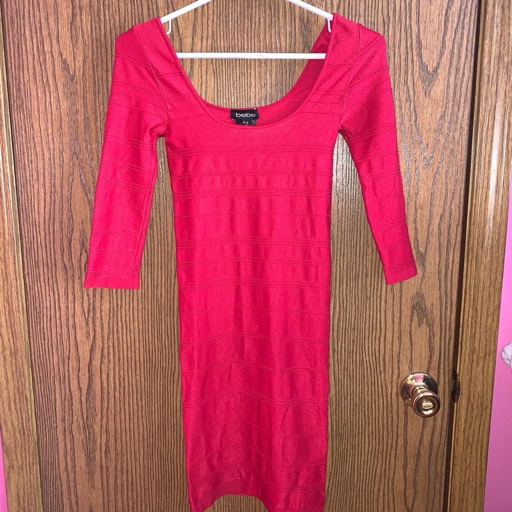 Red Bebe Dress!